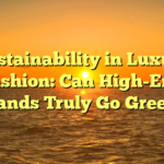 Sustainability in Luxury Fashion: Can High-End Brands Truly Go Green?